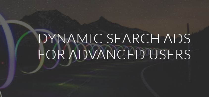 Anuncios dinámicos de búsqueda para usuarios avanzados